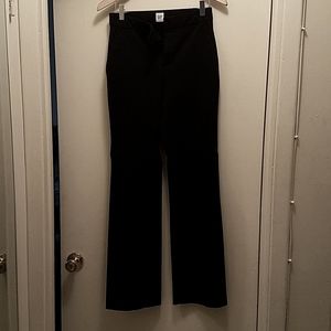 Gap High Rise Slim Boot Cut Black Pants
